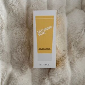 Saturday Skin Yuzu Vitamin C Sleep Mask - Yellow